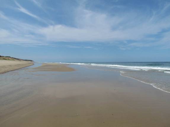 A belíssima paisagem de Marconi Beach, em Cape Cod, litoral sul de Massachusetts, nos Estados Unidos